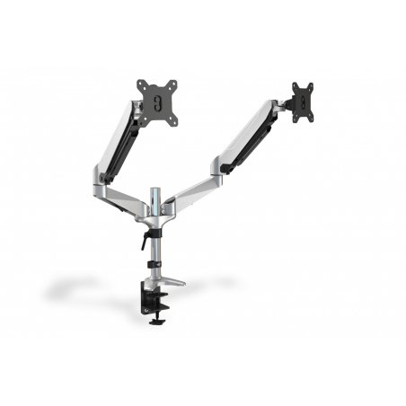 Digitus Universal Dual Desktop Monitor Mount with gas spring and clamp mount