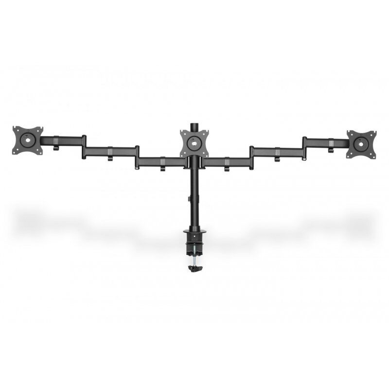 Digitus Support triple écran avec pince de fixation