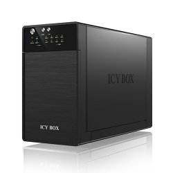 RAID System, 2x SATA 3,5" zu 1x USB 3.0 + 1x eSATA, RAID 0/1/JBOD/SINGLE ICY BOX