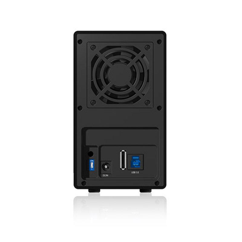 RAID System, 2x SATA 3,5" zu 1x USB 3.0 + 1x eSATA, RAID 0/1/JBOD/SINGLE ICY BOX