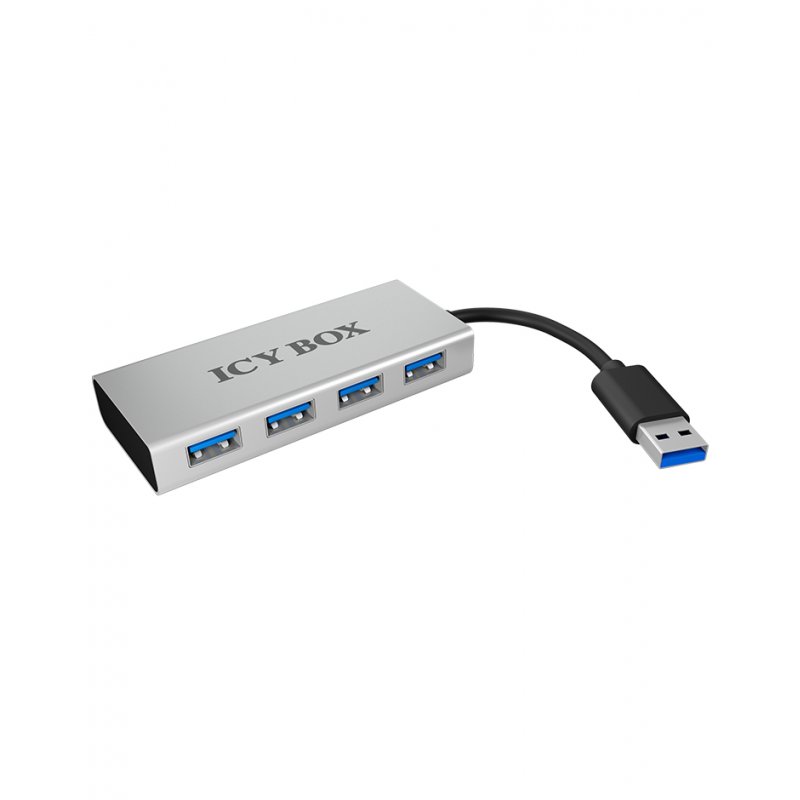 ICY BOX IB-AC6104 USB 3.2 Gen 1 (3.1 Gen 1) Type-A 5000 Mbit/s Blanc