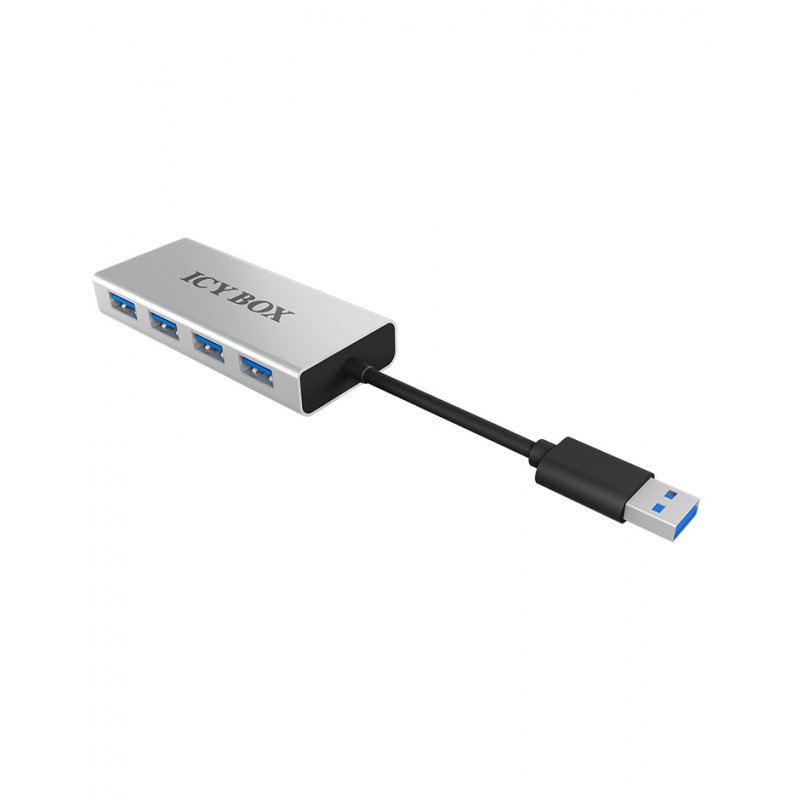 RaidSonic compatible ICY BOX IB-AC6104 - Hub - 4 Anschlüsse