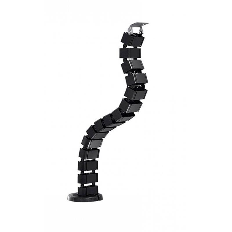 ICY BOX IB-MSA104-CM Sol Support de câbles Noir 1 pièce(s)