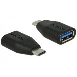 KAB USB 3.1 A - C (Buchse - Stecker) Adapter schwarz Delock compatible