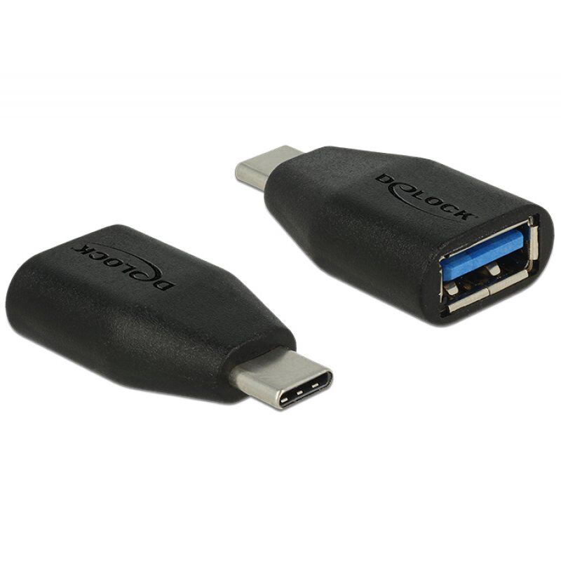 KAB USB 3.1 A - C (Buchse - Stecker) Adapter schwarz Delock compatible