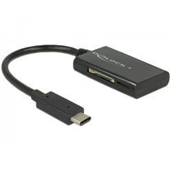 DeLOCK 91740 card reader USB 3.2 Gen 1 (3.1 Gen 1) Type-C Black