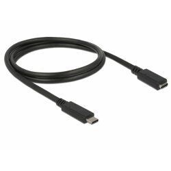 DeLOCK 85533 USB cable 1 m USB 3.2 Gen 1 (3.1 Gen 1) USB C Black