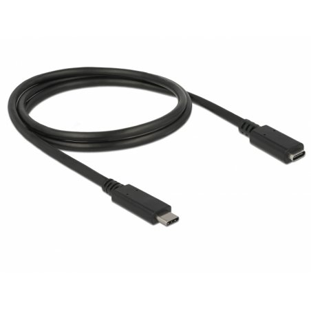 KAB USB3.1 C  USB Type-C™ Buchse Verlängerung 1,0 m schwarz Delock compatible