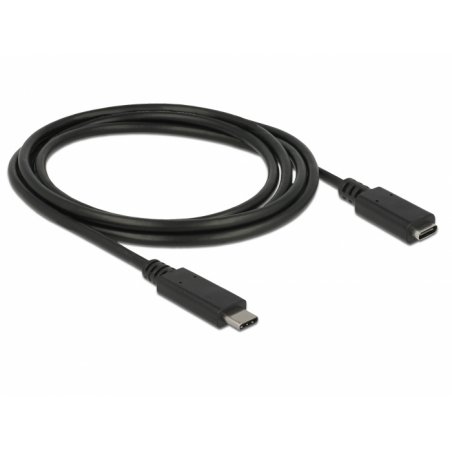 KAB USB3.1 C  USB Type-C™ Buchse Verlängerung 1,5 m schwarz Delock compatible