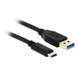 DeLOCK 0.5m USB3.1-C/USB3.1-A câble USB 0,5 m USB 3.2 Gen 2 (3.1 Gen 2) USB A USB C Noir