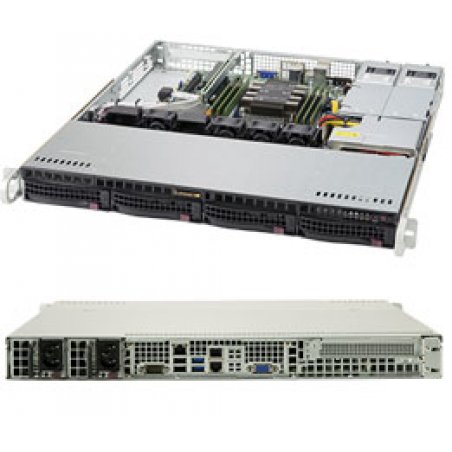 Supermicro SuperServer 5019P-MR Intel C621 LGA 3647 (Socket P) Rack (1U) Black