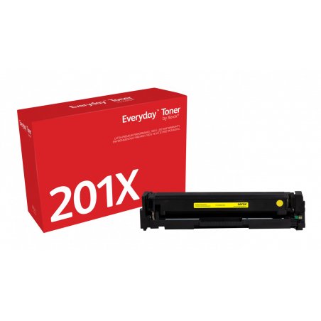 HIGH YIELD YELLOW TONER CARTRIDGE LIKE HP 201X FOR