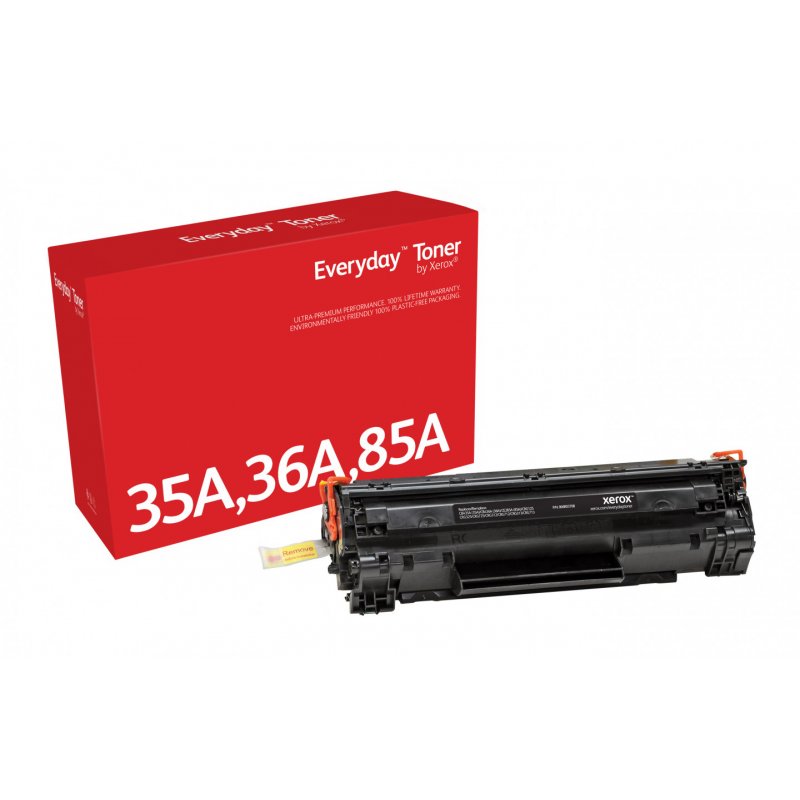 Everyday Black Toner compatible with HP CB435A/ CB436A/ CE285A/ CRG-125