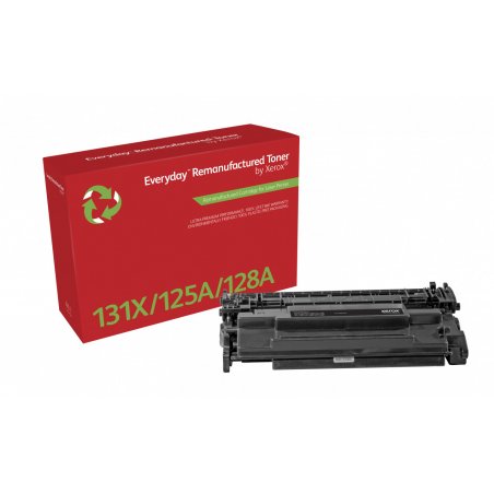 Everyday Remanufactured Black Toner by Xerox replaces HP 131X (CF210X), High Capacity