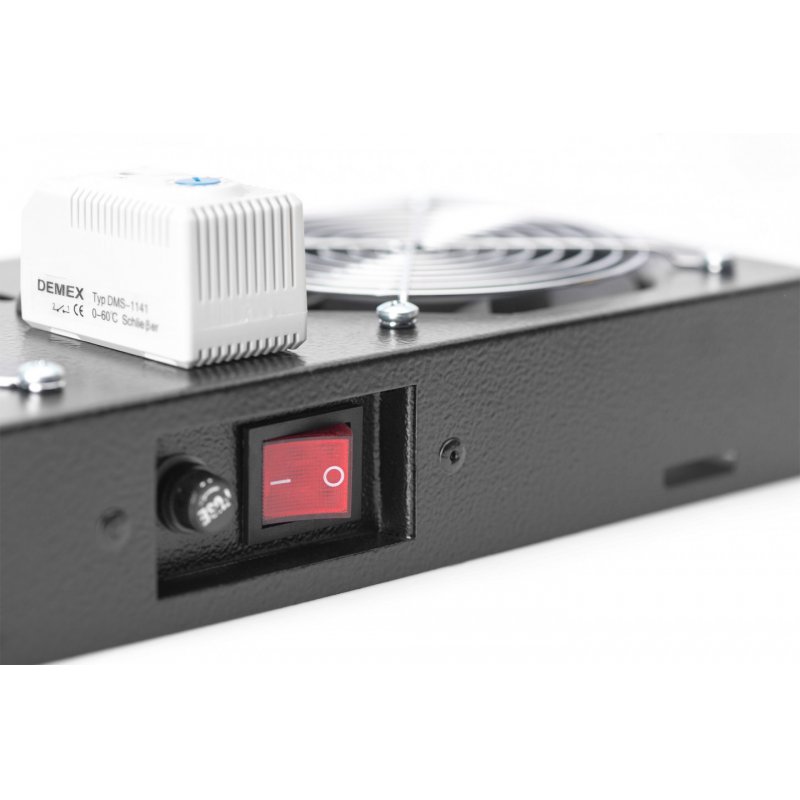 NWSZ Dachlüftereinheit Digitus compatible für Wandgehäuse, SOHO Wandgeh. und unmontierte Schränke, Thermostat, Farbe