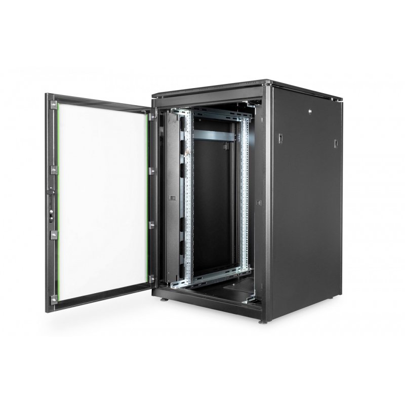 Netzwerkschrank 19" 22HE Digitus compatible 1164x800x800 mm, Farbe black RAL 9005