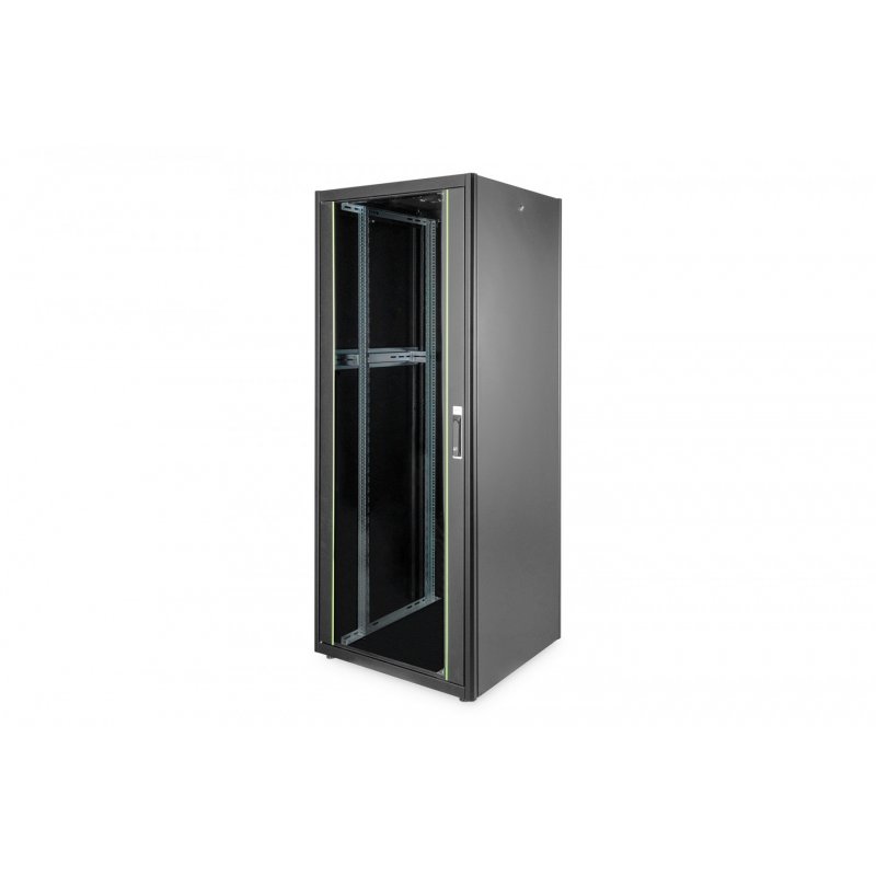 Netzwerkschrank 19" 42HE Digitus compatible 2053x800x800 mm, Farbe black (RAL 9005), mit Glasfronttür