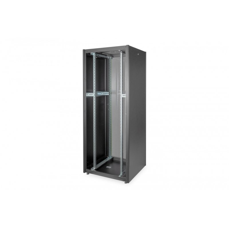 Netzwerkschrank 19" 42HE Digitus compatible 2053x800x800 mm, Farbe black (RAL 9005), mit Glasfronttür