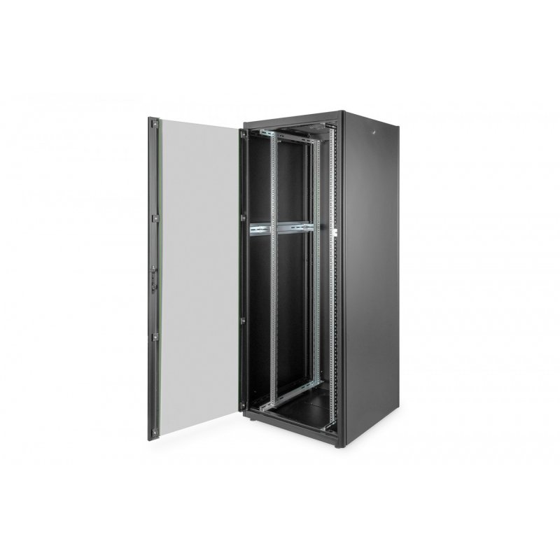 Netzwerkschrank 19" 42HE Digitus compatible 2053x800x800 mm, Farbe black (RAL 9005), mit Glasfronttür