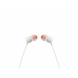 Ecouteurs intra-auriculaires JBL compatible Tune 110 (Blanc)