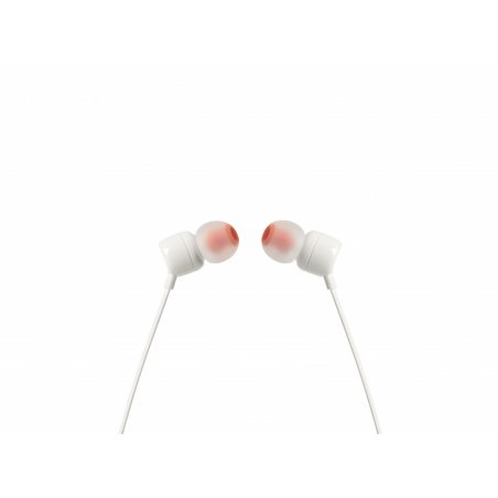 Ecouteurs intra-auriculaires JBL compatible Tune 110 (Blanc)