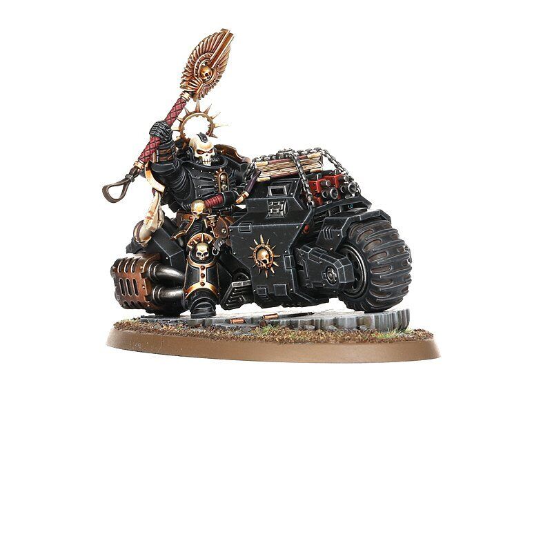 Games Workshop Primaris Chaplain on Bike