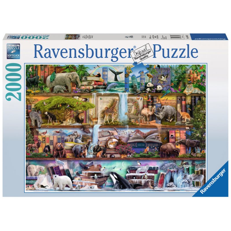 Puzzle Ravensburger compatible - Magnifique Monde Animal (2000 pièces)