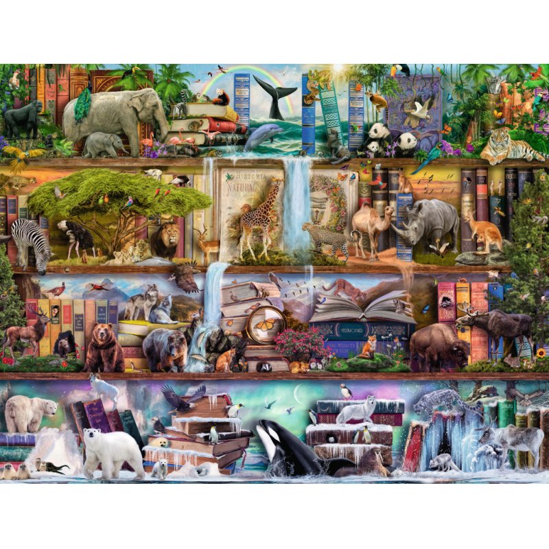 Puzzle Ravensburger compatible - Magnifique Monde Animal (2000 pièces)