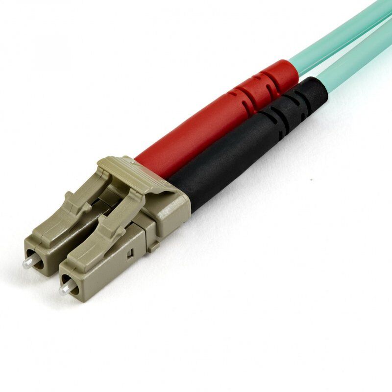 StarTech.com Câble Fibre Optique Multimode de 15m LC/UPC à LC/UPC OM4, Fibre Zipcord 50/125µm LOMMF/VCSEL, Réseaux 1