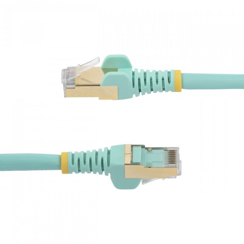 5M CAT6A ETHERNET CABLE AQUA