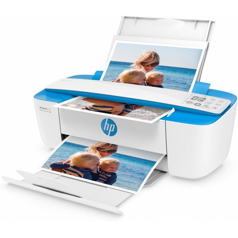 HP DeskJet 3750 All-in-One Printer, Home, Print, copy, scan, wireless, Scan to email/PDF Two-sided printing