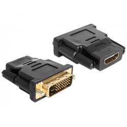 DeLOCK Adapter DVI 24+1 pin male  HDMI female - Videoanschluß - HDMI / DVI