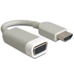 DeLOCK 65469 video cable adapter VGA (D-Sub) HDMI Type A (Standard) White