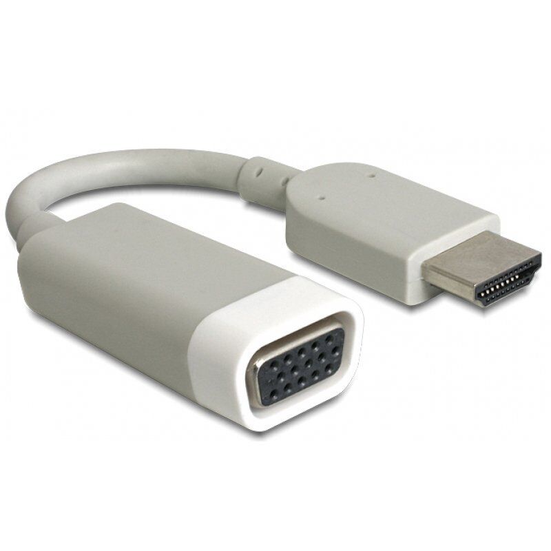 DeLOCK 65469 video cable adapter VGA (D-Sub) HDMI Type A (Standard) White