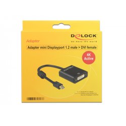 DeLOCK 62603 video cable adapter 0.2 m Mini DisplayPort DVI-I Black