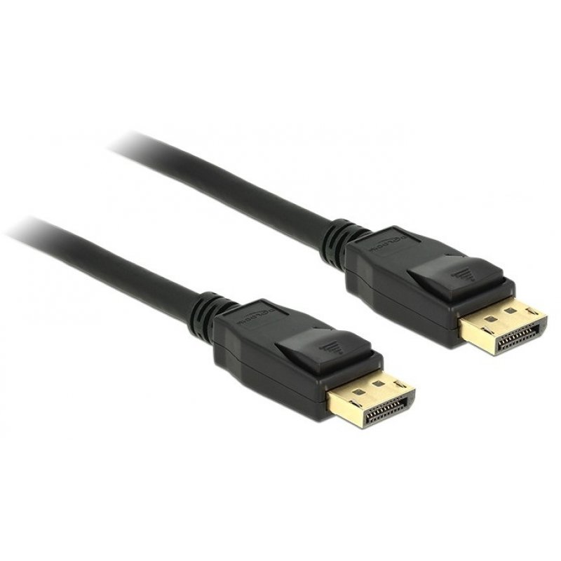DeLOCK 2m Displayport 1.2a Noir