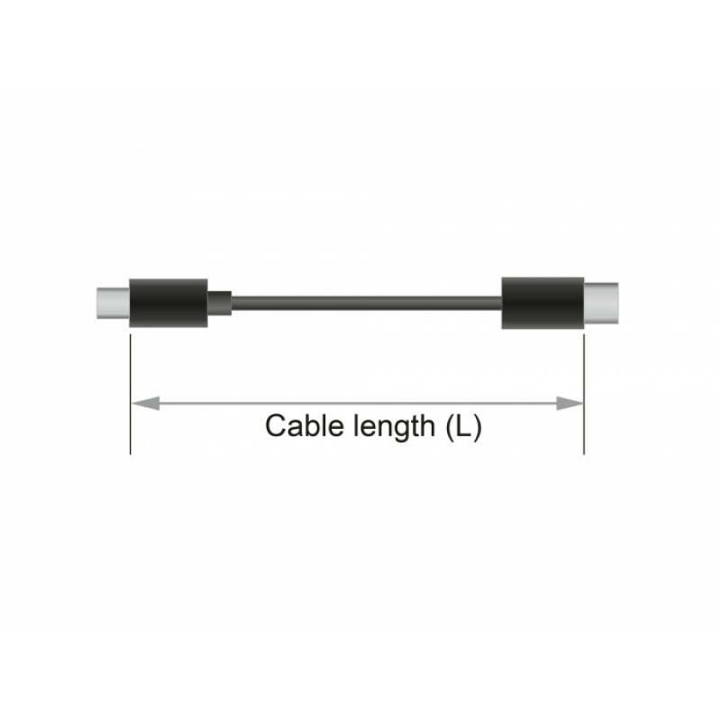 DeLOCK 85661 câble DisplayPort 3 m Noir