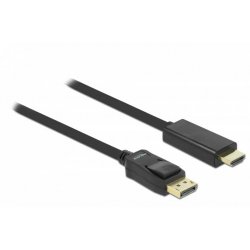 DeLOCK 82435 câble vidéo et adaptateur 3 m HDMI Displayport Noir