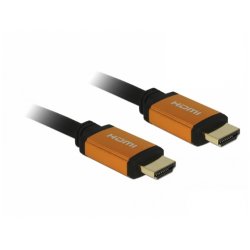 DeLOCK 85729 HDMI cable 2 m HDMI Type A (Standard) Black, Gold