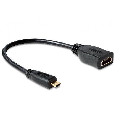 DeLOCK High Speed HDMI with Ethernet - HDMI-Adapter - 23 cm