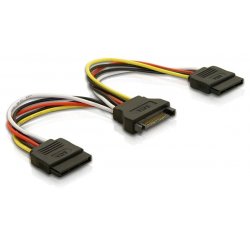 DeLOCK Stromkabel - 15 cm