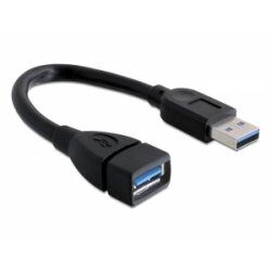 DeLOCK 82776 câble USB 0,15 m Noir