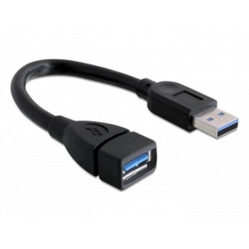 DeLOCK 82776 USB cable 0.15 m Black