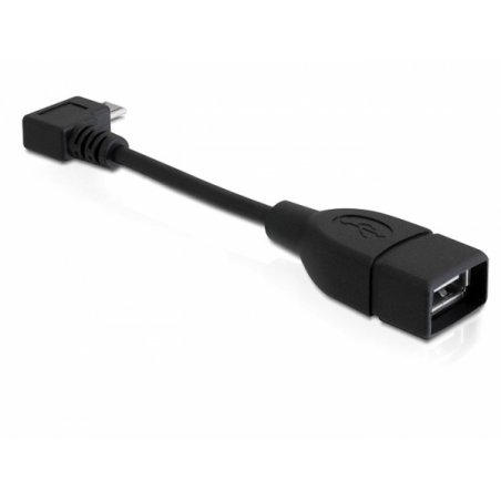 DeLOCK 83104 USB cable 0.11 m USB 2.0 Micro-USB B USB A Black