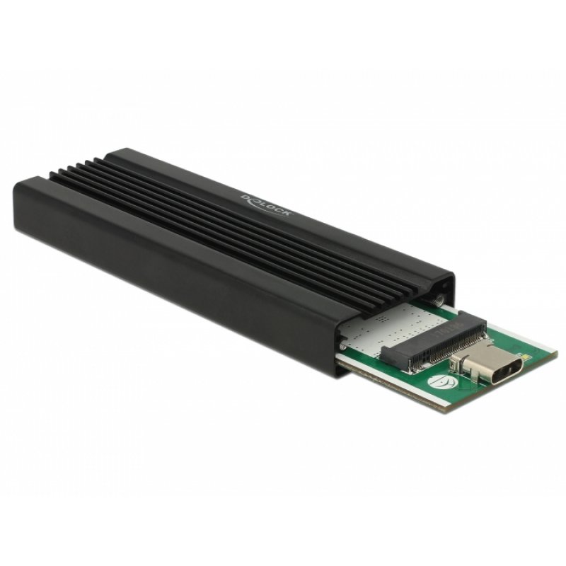 DeLOCK - Speichergehäuse - M.2 Card - USB 3.1 (Gen 2)