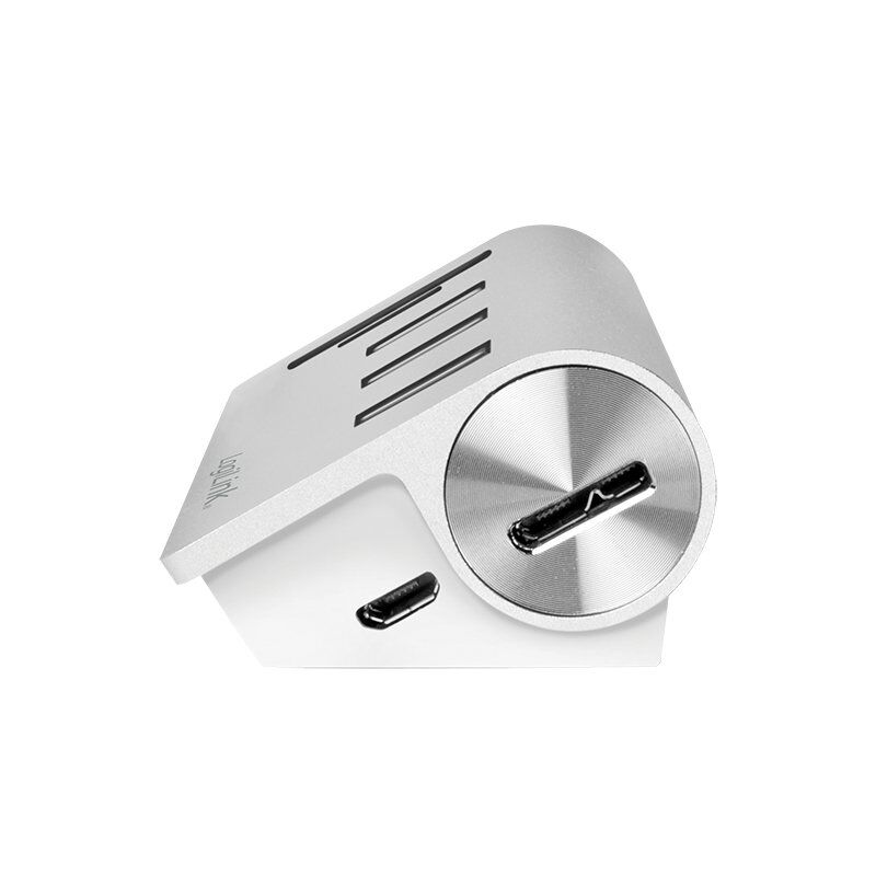 LogiLink CR0045 hub & concentrateur USB 3.2 Gen 1 (3.1 Gen 1) Type-A 5000 Mbit/s Argent