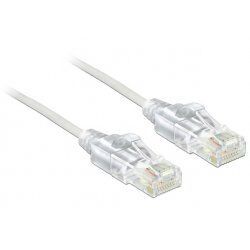 DeLOCK 2m Cat.6 UTP câble de réseau Blanc Cat6 U/UTP (UTP)