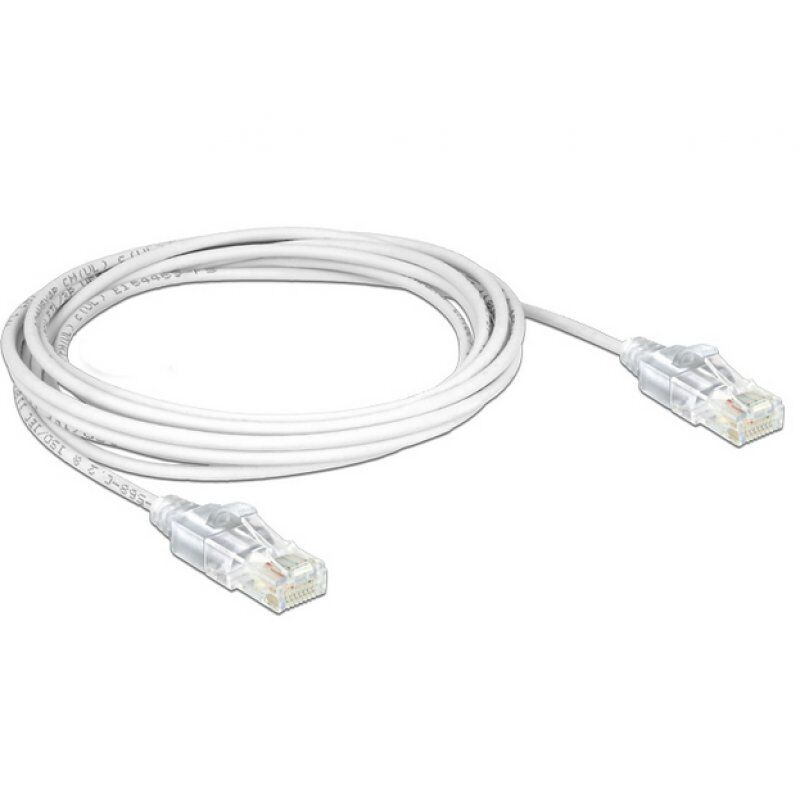 DeLOCK 2m Cat.6 UTP câble de réseau Blanc Cat6 U/UTP (UTP)