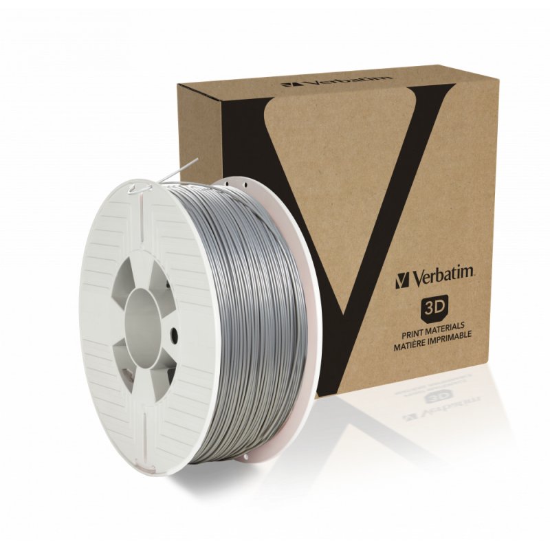 Verbatim 55032 3D printing material ABS Silver 1 kg
