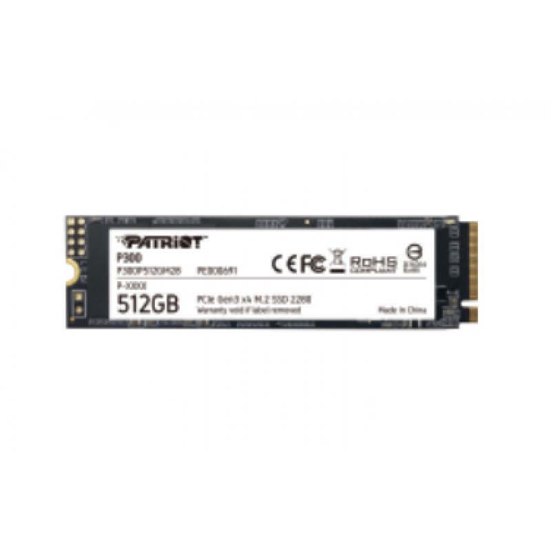 Patriot Memory P300P512GM28 disque SSD M.2 512 Go PCI Express NVMe